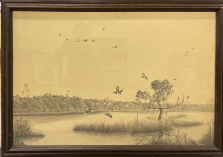 Marsh Ducks– Original Pencil