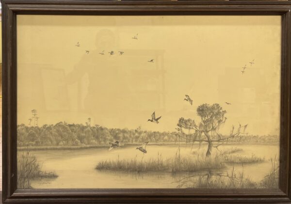 Marsh Ducks– Original Pencil